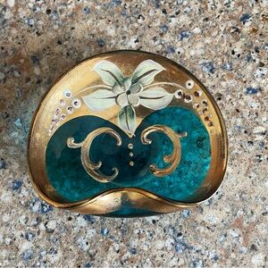 Vintage Murano-style Glass Trinket Dish